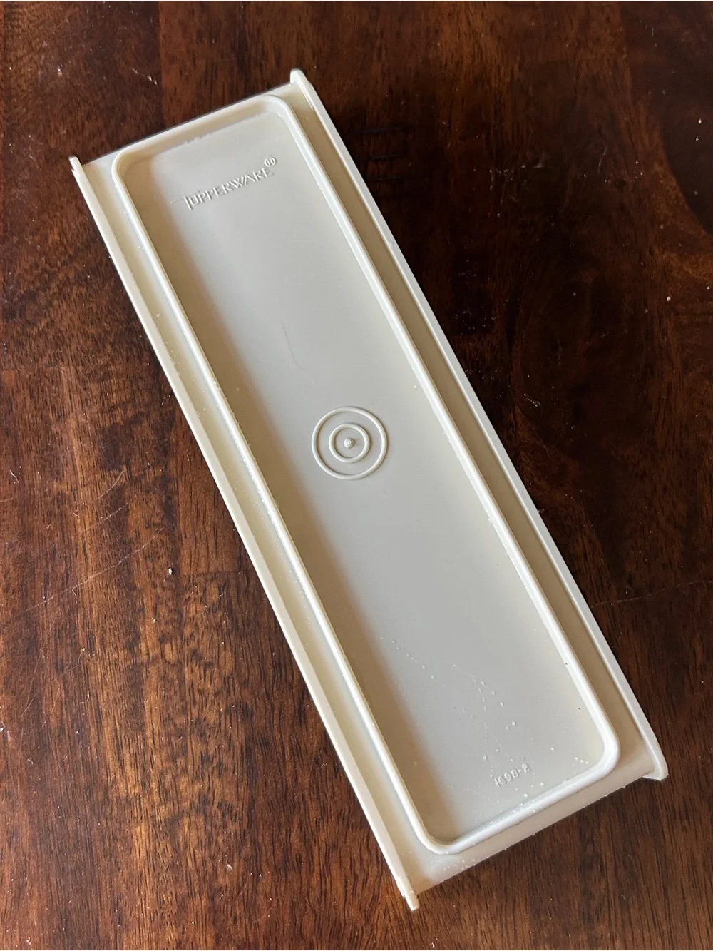 Vintage Tupperware Almond Beige Velveeta Cheese Block Cracker Keeper #1696 3-Pc